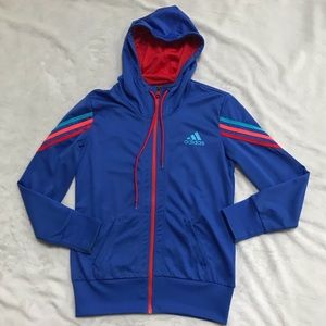 Adidas Women’s full zip Hooded sweatshirt-size S